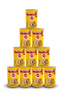 Pedigree Adult mokra karma dla psów z wołowiną w galaretce 12x400g 44861-uniw - Mokra karma dla psów - miniaturka - grafika 1