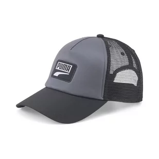 Puma Czapka Z Daszkiem Trucker Cap Czarno-Szara 024033 01 - Czapki damskie - miniaturka - grafika 1
