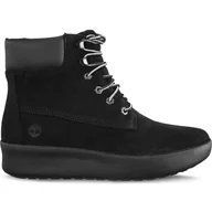 Botki damskie - Timberland Berlin Park 6 Inch Black czarne - miniaturka - grafika 1