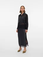 Bluzki damskie - Vero Moda Bluzka w kolorze czarnym - miniaturka - grafika 1