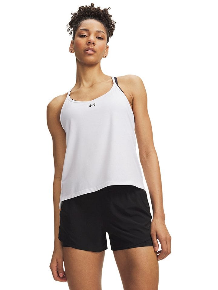 Under Armour Top sportowy w kolorze białym
