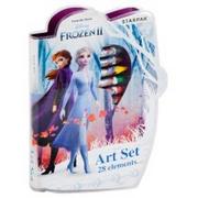 Pozostałe akcesoria dla plastyków - STARPAK Zestaw artystyczny 28el Frozen II - miniaturka - grafika 1