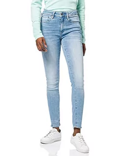 Spodnie damskie - G-STAR RAW 3301 High Waist Skinny Jeans Dżinsy damskie, Niebieski (Lt Indigo Aged D05175-8968-8436), 24W / 30L - grafika 1
