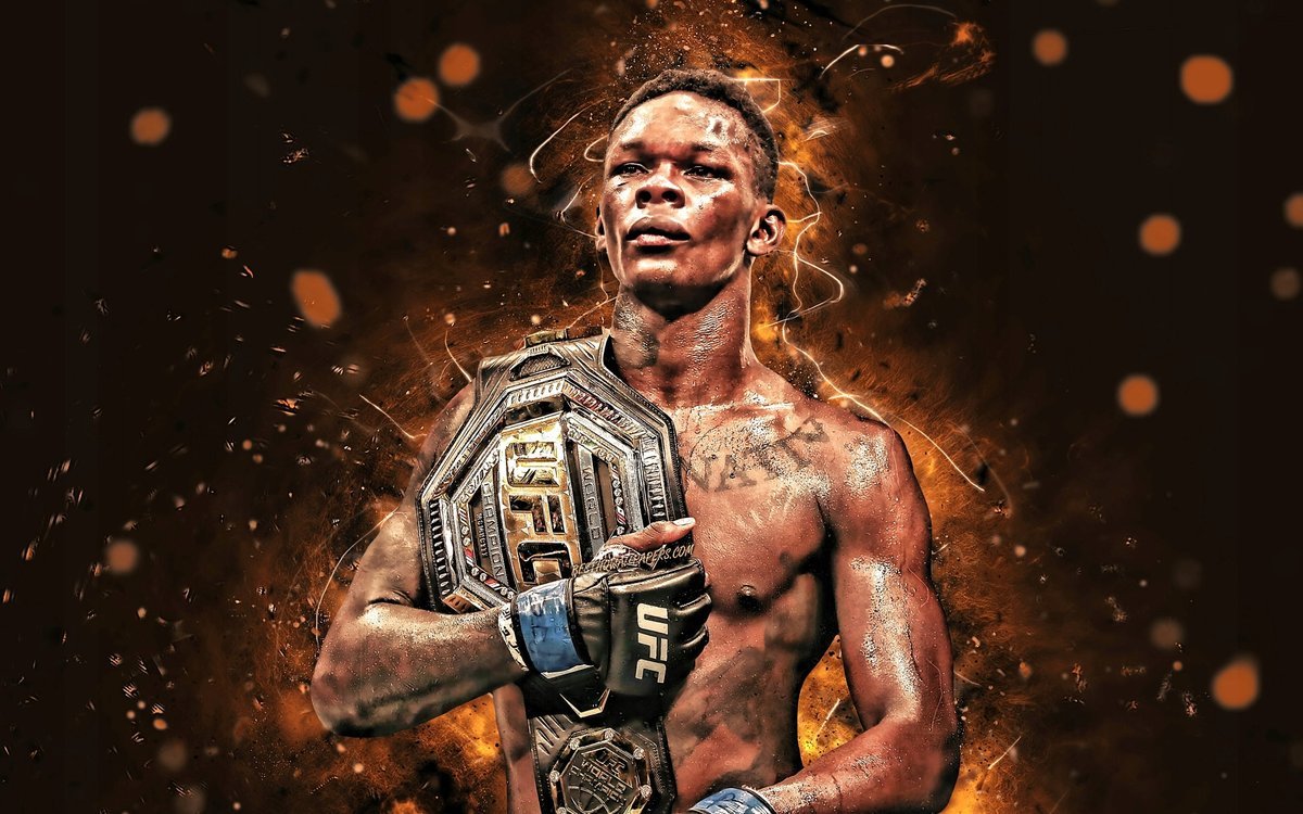 PODKŁADKA POD MYSZ Nadruk 22x18 cm UFC Israel Adesanya MMA Tekst Prezent