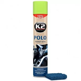K2 POLO COCKPIT 750ML ZIELONE JABŁKO nabłyszcza, chroni deskę rozdzielczą - 750ml - Kosmetyki samochodowe - miniaturka - grafika 1