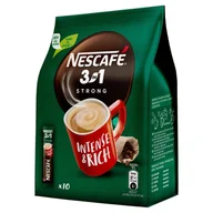 Kawa w kapsułkach i saszetkach - Nescafe 3w1 strong 10x17g 11337248 11337248 - miniaturka - grafika 1