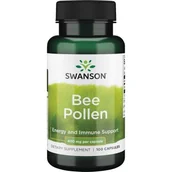 Suplementy naturalne - SWANSON Pyłek pszczeli Bee Pollen 100kaps - miniaturka - grafika 1