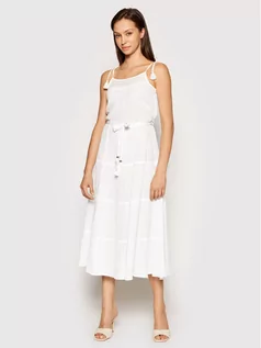 Sukienki - Melissa Odabash Sukienka letnia Fru CR Biały Regular Fit - grafika 1