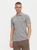 Koszulki męskie - Timberland Polo TB0A6VDP Szary Regular Fit - miniaturka - grafika 1