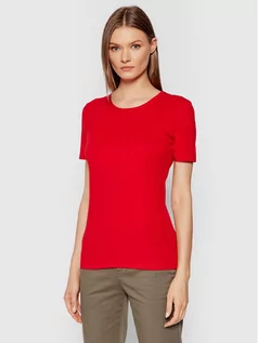 Koszulki i topy damskie - Benetton United Colors Of T-Shirt 3GA2E16A0 Czerwony Regular Fit - grafika 1