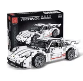 Klocki - KLOCKI KONSTRUKCYJNE PORSCHE GT RACING SUPERCAR 1:14 1268 SZT TECHNOL MORK - miniaturka - grafika 1