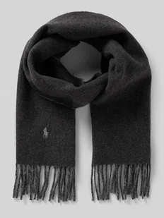 Szal z wyhaftowanym logo - Apaszki i szaliki męskie - miniaturka - grafika 1