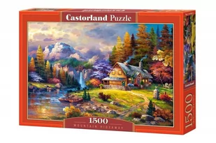 Castorland 1500 ELEMENTÓW Górskie Schronienie 151462 - Puzzle - miniaturka - grafika 2