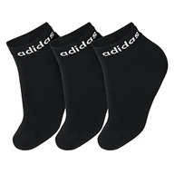 Rajstopy - adidas, Linear Ankle Socks Cushioned Socks 3 Pairs, Rajstopy, Biały M, Wielbiciel Unisex - miniaturka - grafika 1