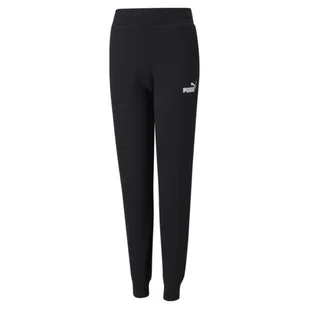 Młodzieżowe spodnie dresowe Essentials PUMA Black - Odzież sportowa dziecięca - miniaturka - grafika 1