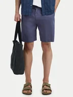 Spodenki męskie - Selected Homme Szorty materiałowe 16097541 Fioletowy Loose Fit - miniaturka - grafika 1