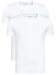 Jones Jack Komplet 2 t-shirtów Basic 12133914 Biały Comfort Fit - Koszulki męskie - miniaturka - grafika 1