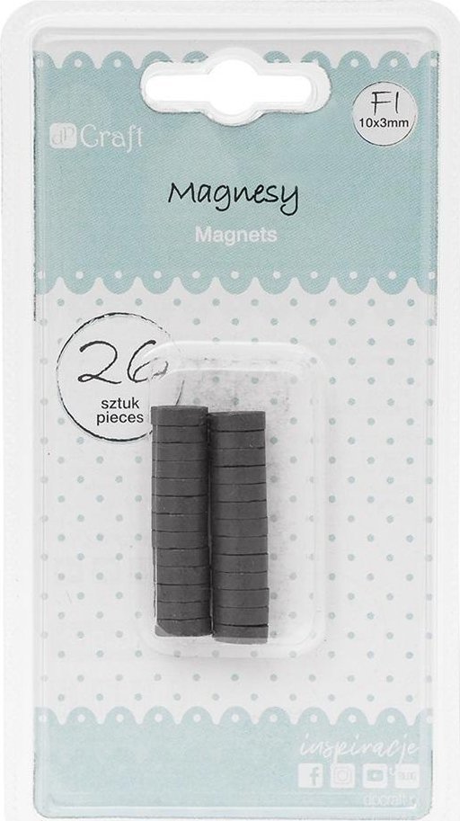 Magnesy Fi 10x3mm 26szt