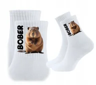 Skarpetki męskie - 3x Skarpety z BOBREM - jakie bydle bober bóbr - prezent urodziny - miniaturka - grafika 1