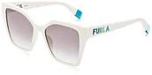 Okulary przeciwsłoneczne - Furla Okulary damskie, Shiny Full Cream, 54 - miniaturka - grafika 1