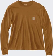 Koszulki męskie - Koszulka Carhartt LS Light Brown - miniaturka - grafika 1
