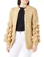 Swetry damskie - nascita Damski kardigan 19019441-NA03, beżowy, XL/XXL, beżowy, XL-XXL - miniaturka - grafika 1