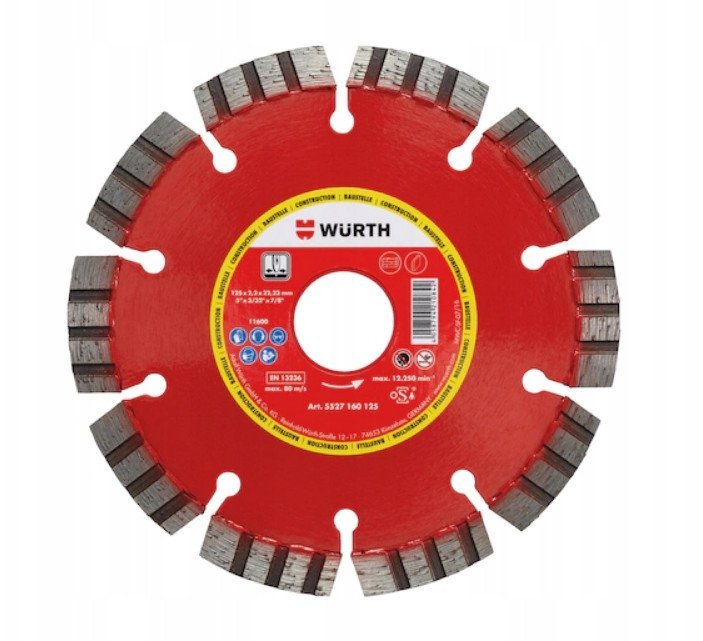 Stayer TARCZA DIAMENTOWA BUDOW BR22,2-D125MM