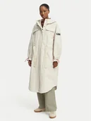 Płaszcze damskie - Guess Parka W6GL02 W1402 Kremowy Regular Fit - miniaturka - grafika 1