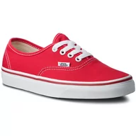 Trampki damskie - Vans Tenisówki Authentic VN000EE3RED Red - miniaturka - grafika 1