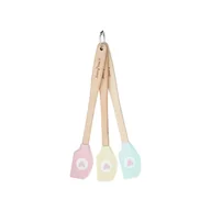 Patelnie - Kitchen Craft Sweetly Does It silikonowa łopatka do patelni, 3 sztuki KCMINISPAT3PC - miniaturka - grafika 1