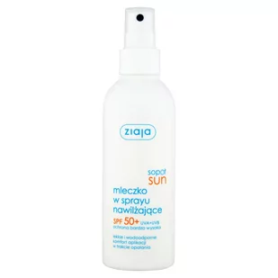 Ziaja Sopot Sun mleczko w sprayu nawilżające do opalania SPF50 170ml 54526-uniw - Balsamy i kremy do opalania - miniaturka - grafika 1