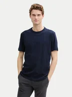 Koszulki męskie - Tom Tailor T-Shirt 1045627 Granatowy Regular Fit - miniaturka - grafika 1