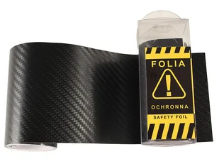Avisa Folia Ochronna Carbon na samochód Progi Słupki zderzak 200x10cm - Akcesoria tuningowe - miniaturka - grafika 1