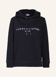 Tommy Hilfiger Bluza Z Kapturem Essential blau - Moda i Uroda OUTLET - miniaturka - grafika 1