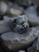 Pierścionki - Regulowany pierścionek z Opalem Etiopskim - miniaturka - grafika 1