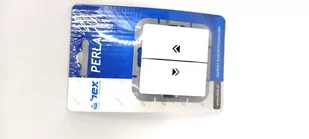 Abex Perła biały łącznik żaluzyjny zwierny WP-10P WP-10P-bialy - Wyłączniki światła i elektryczne - miniaturka - grafika 1