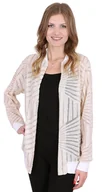 Swetry damskie - John Zack Elegancka, połyskująca narzutka S-M - miniaturka - grafika 1