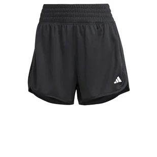 adidas Damskie szorty Pacer Essentials Knit High Rise XXS, 7,6 cm czarne, Czarny, XXS - Spodenki damskie - miniaturka - grafika 1