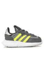 Buty dla chłopców - adidas Sneakersy Retropy F2 El I GZ0856 Szary - miniaturka - grafika 1