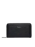 Portfele - Pepe Jeans Portfel damski Code Wallet PL0700001 Czarny - miniaturka - grafika 1