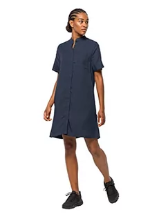 Sukienki - Jack Wolfskin Damska sukienka Mojave, Night Blue, L, niebieski (Night Blue), L - grafika 1