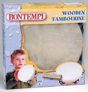 Instrumenty muzyczne dla dzieci - Bontempi, tamburyn klasyczny drewniany - miniaturka - grafika 1