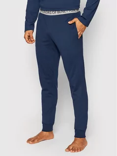 Piżamy męskie - United Colors Of Benetton Spodnie piżamowe 3I1X4F134 Granatowy Regular Fit - grafika 1