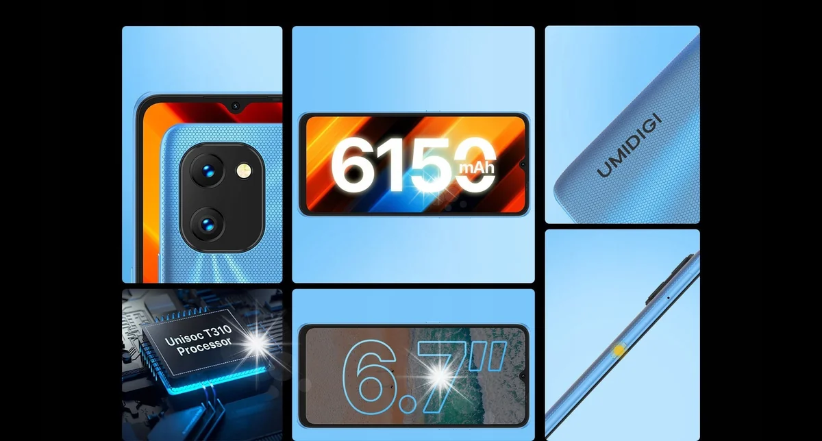 UMIDIGI POWER 7S 4/64GB Czarny