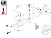 Wahacze - Silentblok wahacza TEDGUM 00142917 3520V0 - miniaturka - grafika 1