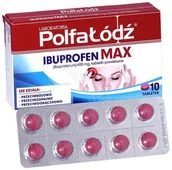 Suplementy naturalne - Bio PROFIL POLSKA Sp.z o.o LAORATORIA POLFA ŁÓDŹ Ibuprofen Max 10 tabl 3016791 - miniaturka - grafika 1