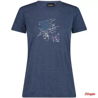 Koszulki i topy damskie - Koszulka damska CMP Campagnolo T-SHIRT Blue-Cielo - grafika 1