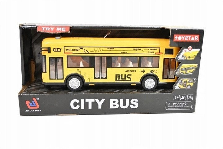 Autobus żółty św/dźw pudełko 1355424 54242