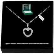 Biżuteria dla dzieci - Naszyjnik Łańcuszek Serce Pr. 925 + Gratis - miniaturka - grafika 1