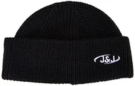 Czapki damskie - Jack&JONES Men's JACAIR Short Beanie czapka z dzianiny, czarna, rozmiar uniwersalny - miniaturka - grafika 1